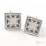 Sterling Silver Mini North Star Earrings on Post